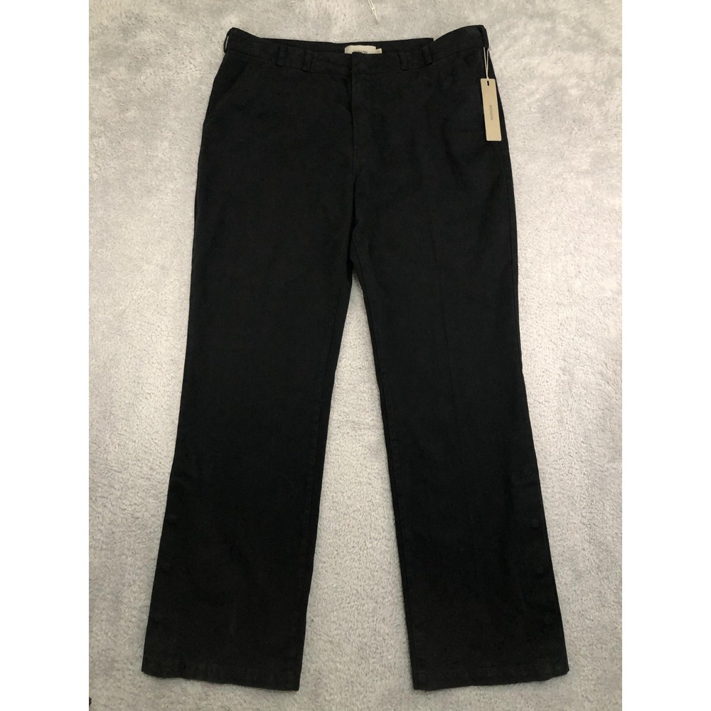 Hudson Pants Mens 40x34 Black NWT Walker Trouser Bootcut Collection